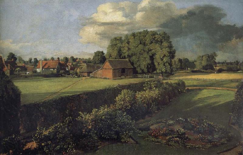 John Constable The Flower Garden at East Bergholt House,Essex Norge oil painting art